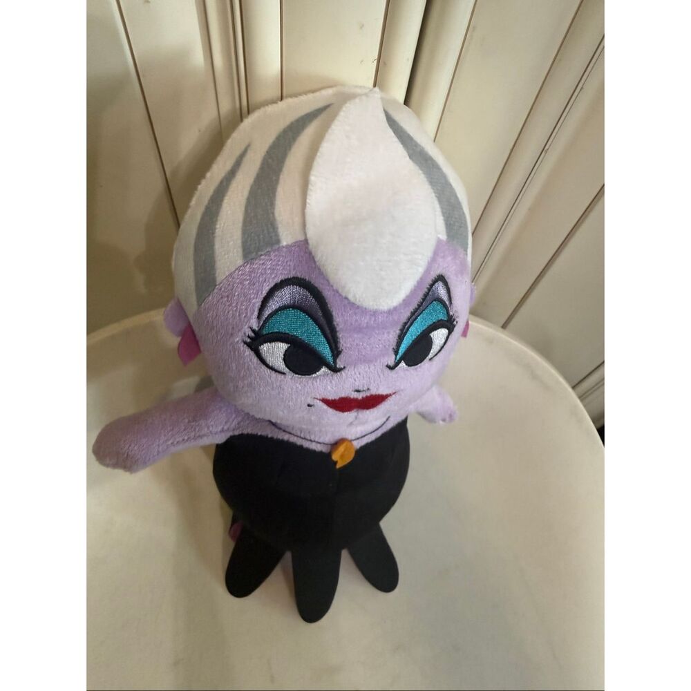 Disney Villains Ursula Plush Doll Stuffed Collectible Toy Purple Black NWOT